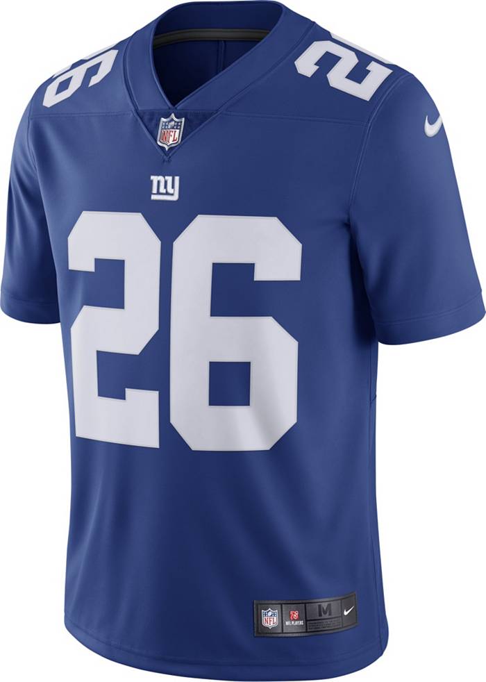 Men's Nike Saquon Barkley Royal New York Giants Therma Long Sleeve