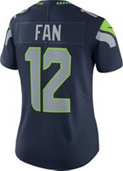 Nike Women's Seattle Seahawks 12th Fan #12 Navy Limited Jersey product image