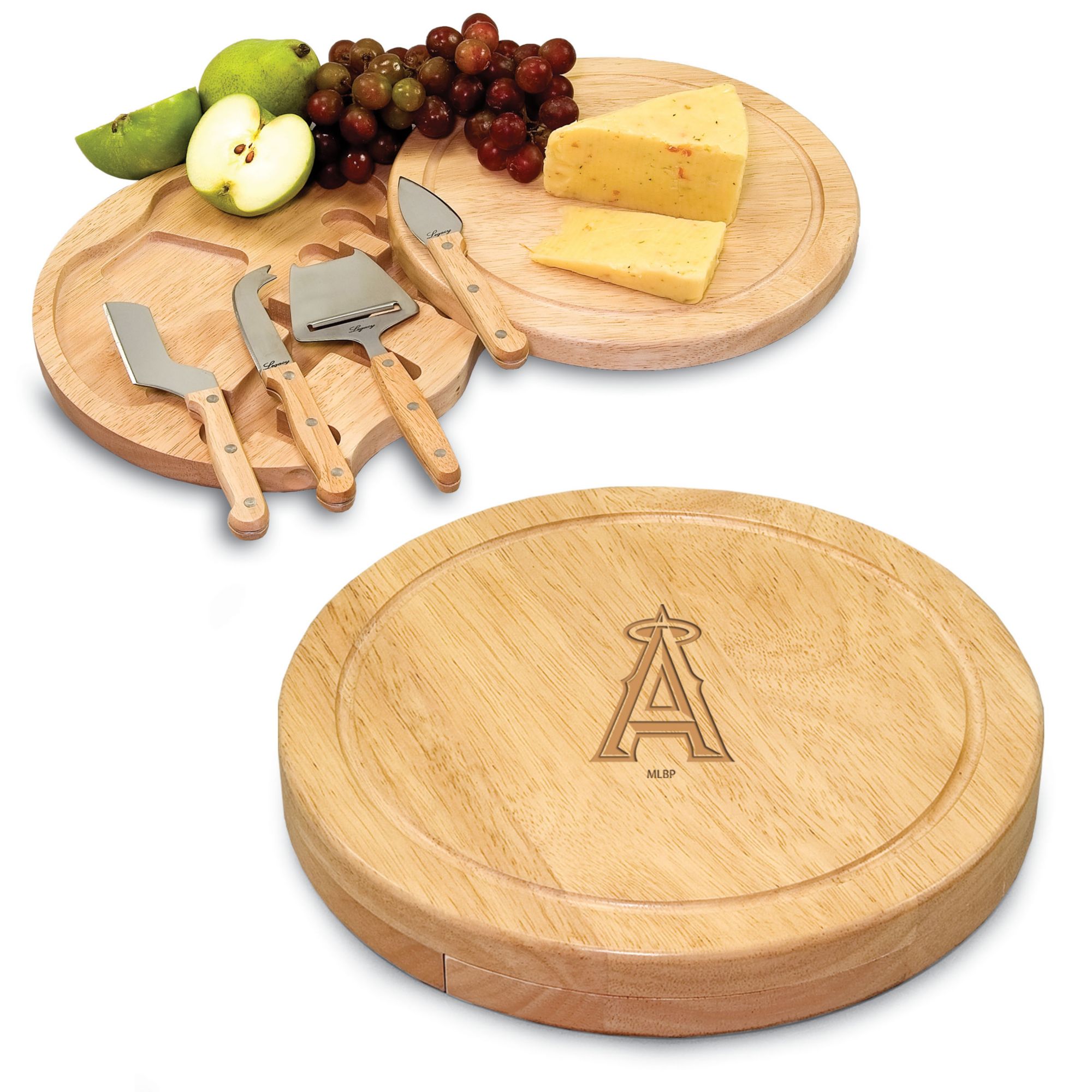 Picnic Time Los Angeles Angels Circo Cheese Board and Knife Set