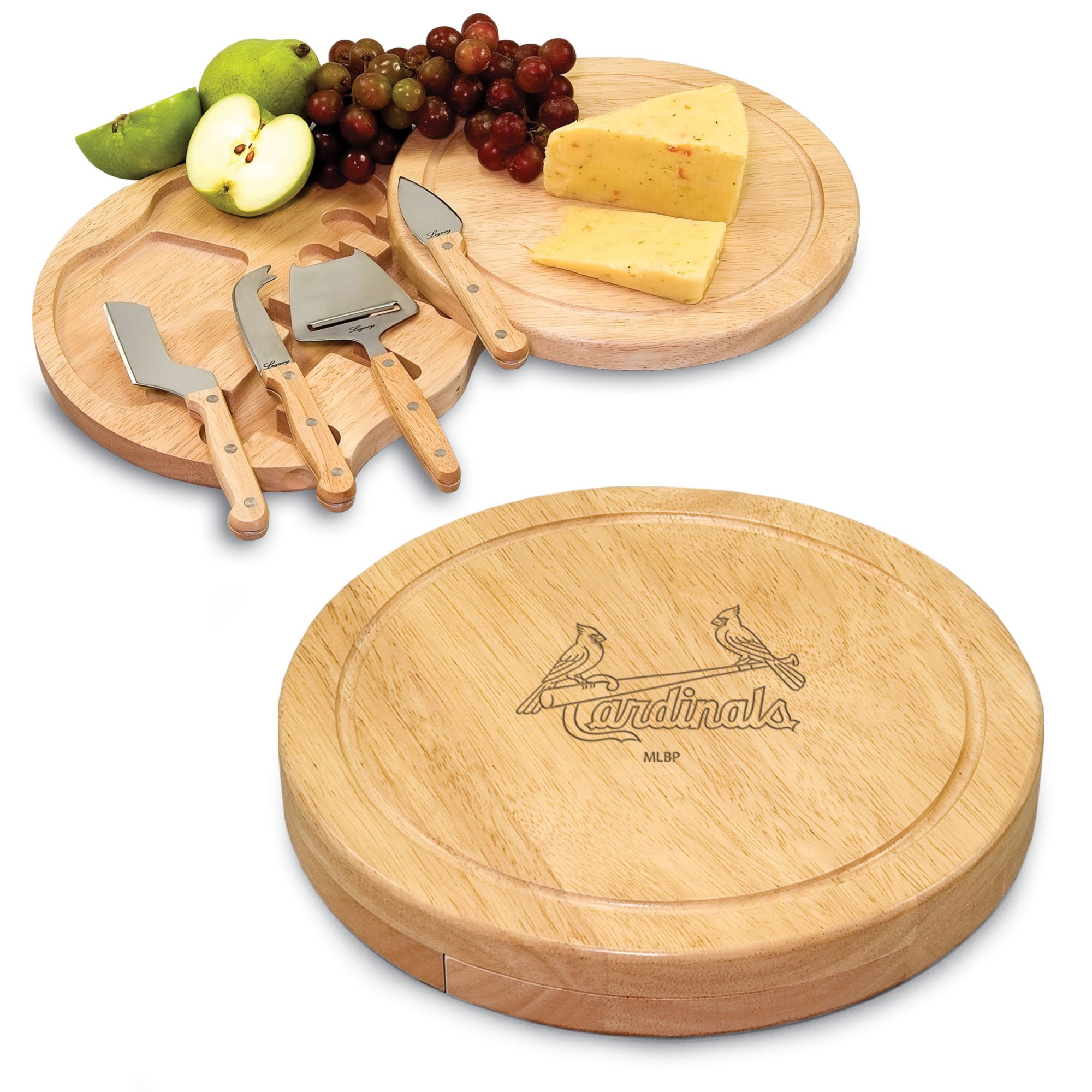 Picnic Time St. Louis Cardinals Circo Cheese Board and Knife Set product image