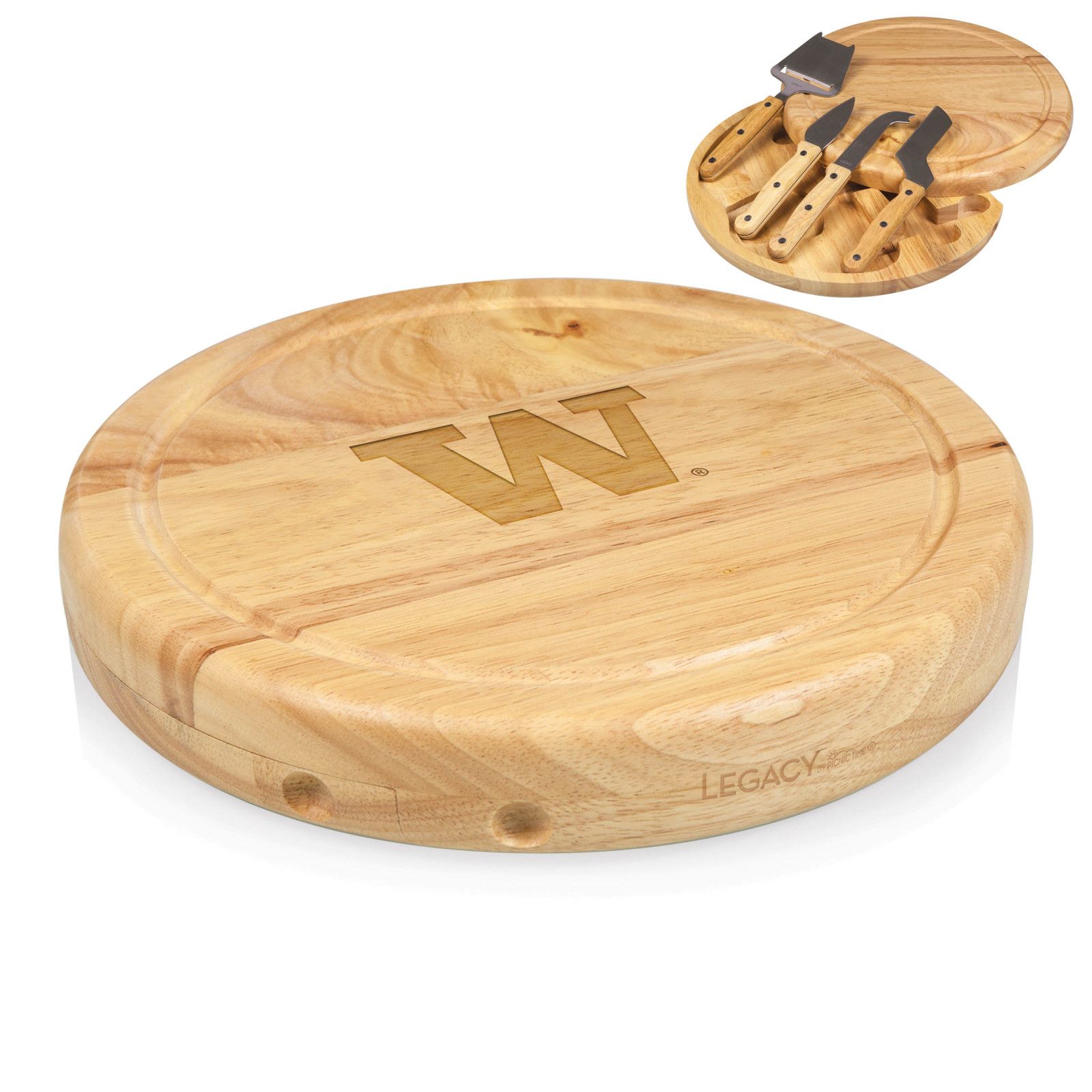 Picnic Time Wisconsin Badgers Circo Cheese Board and Tools product image