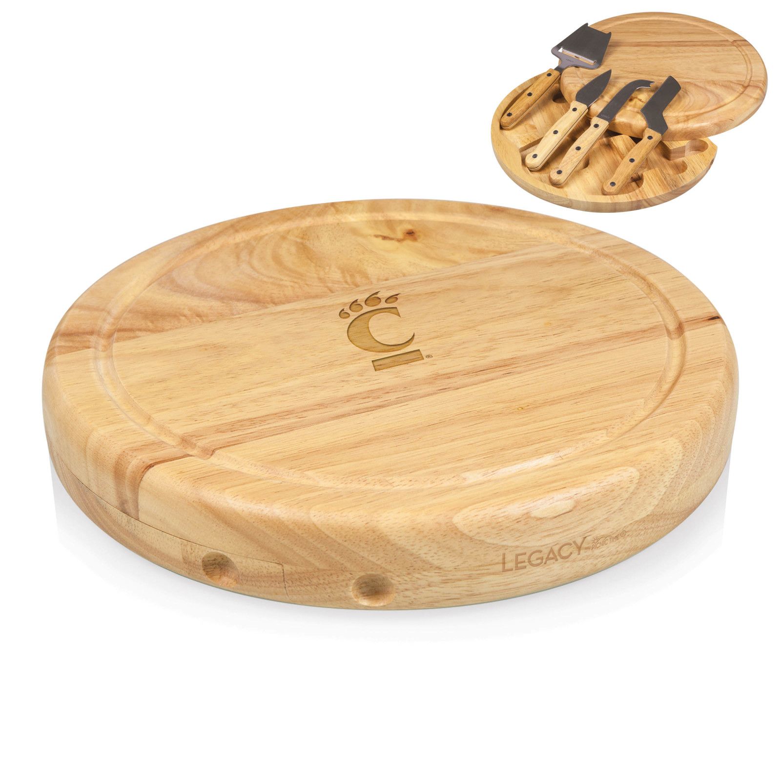 Picnic Time Cincinnati Bearcats Circo Cheese Board and Tools