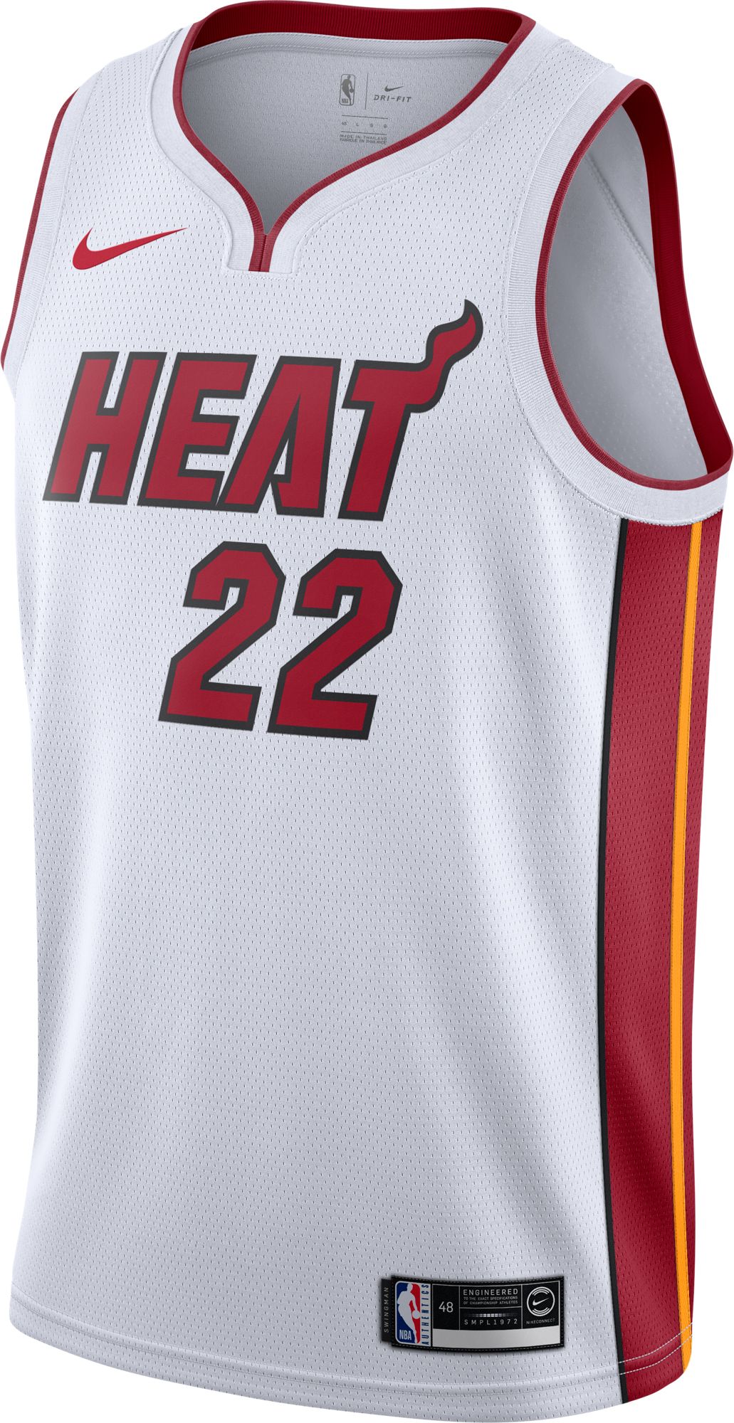 Nike Men's Miami Heat Jimmy Butler #22 White Dri-FIT Swingman Jersey product image