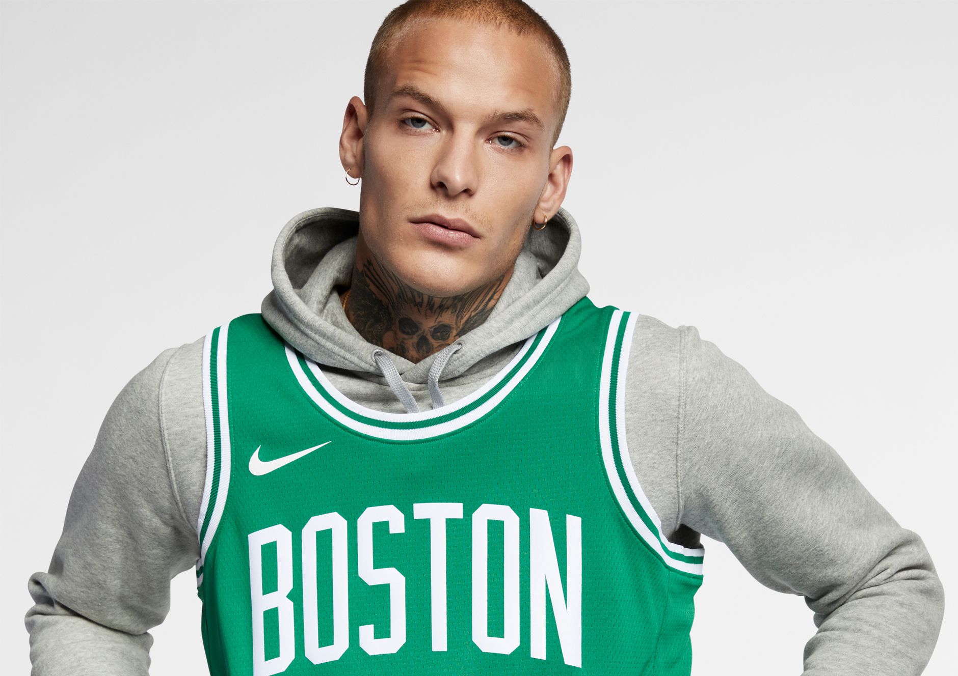 Nike Men's Boston Celtics Jayson Tatum #0 Green Icon Jersey product image