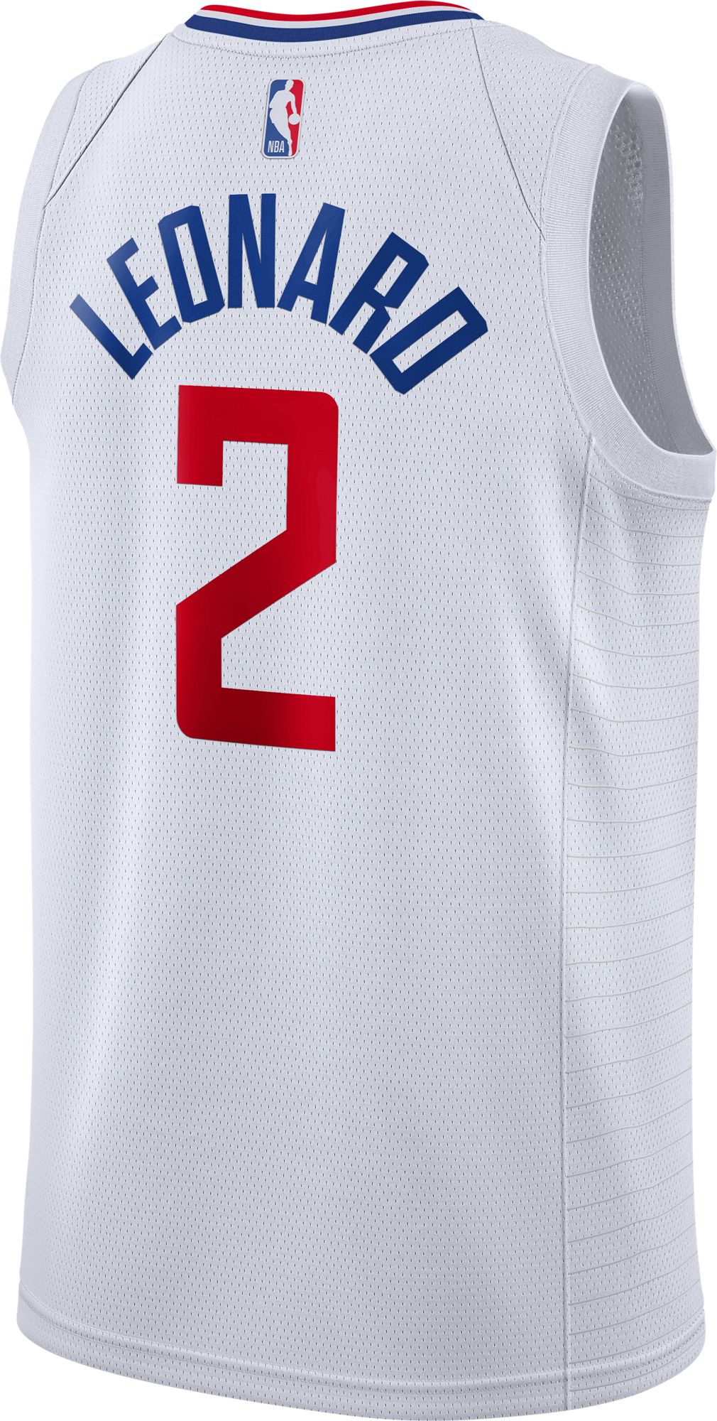 Nike Men's Los Angeles Clippers Kawhi Leonard #2 White Dri-FIT Swingman Jersey product image