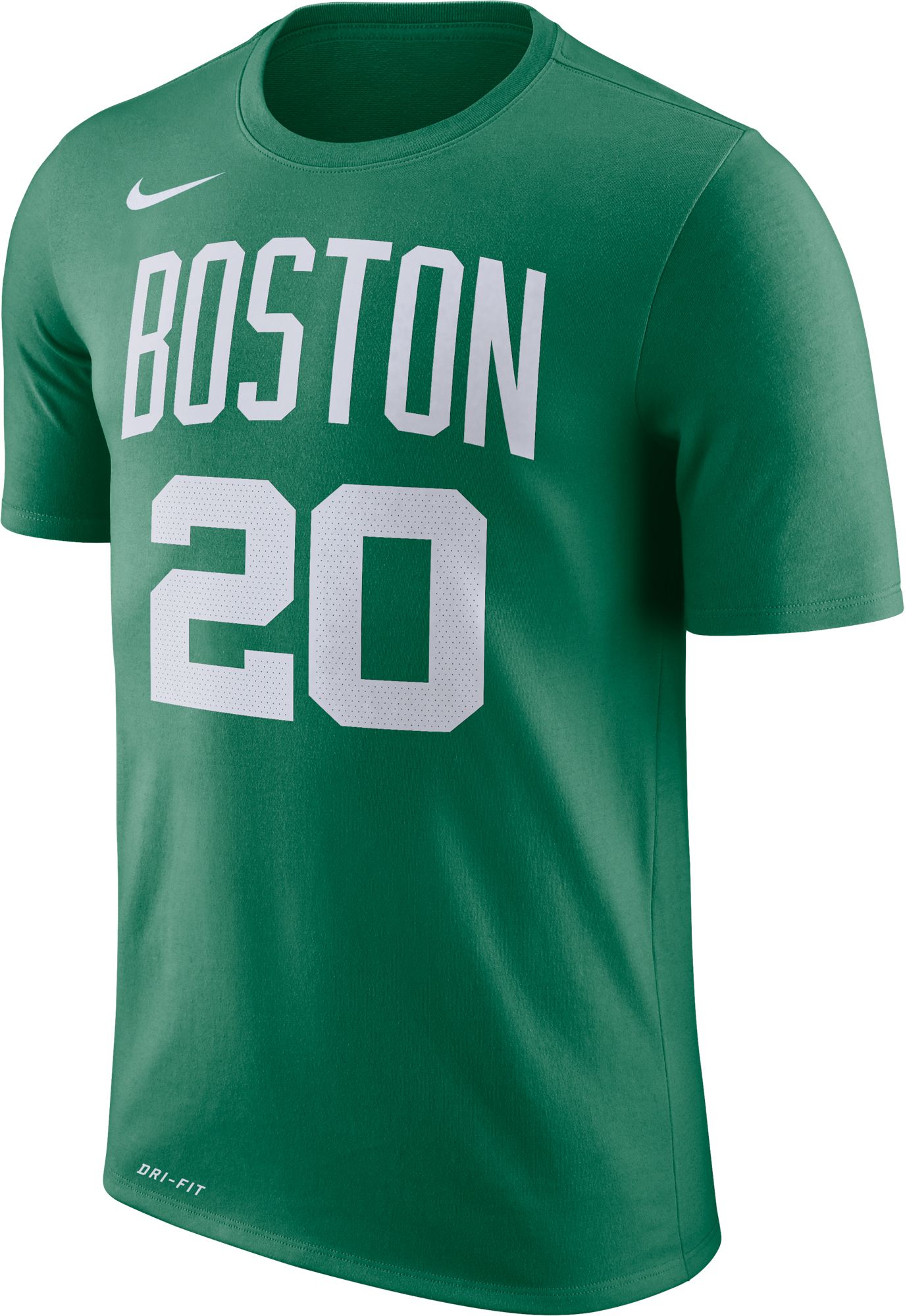 Nike Men's Boston Celtics Gordon Hayward #20 Dri-FIT Kelly Green T-Shirt product image