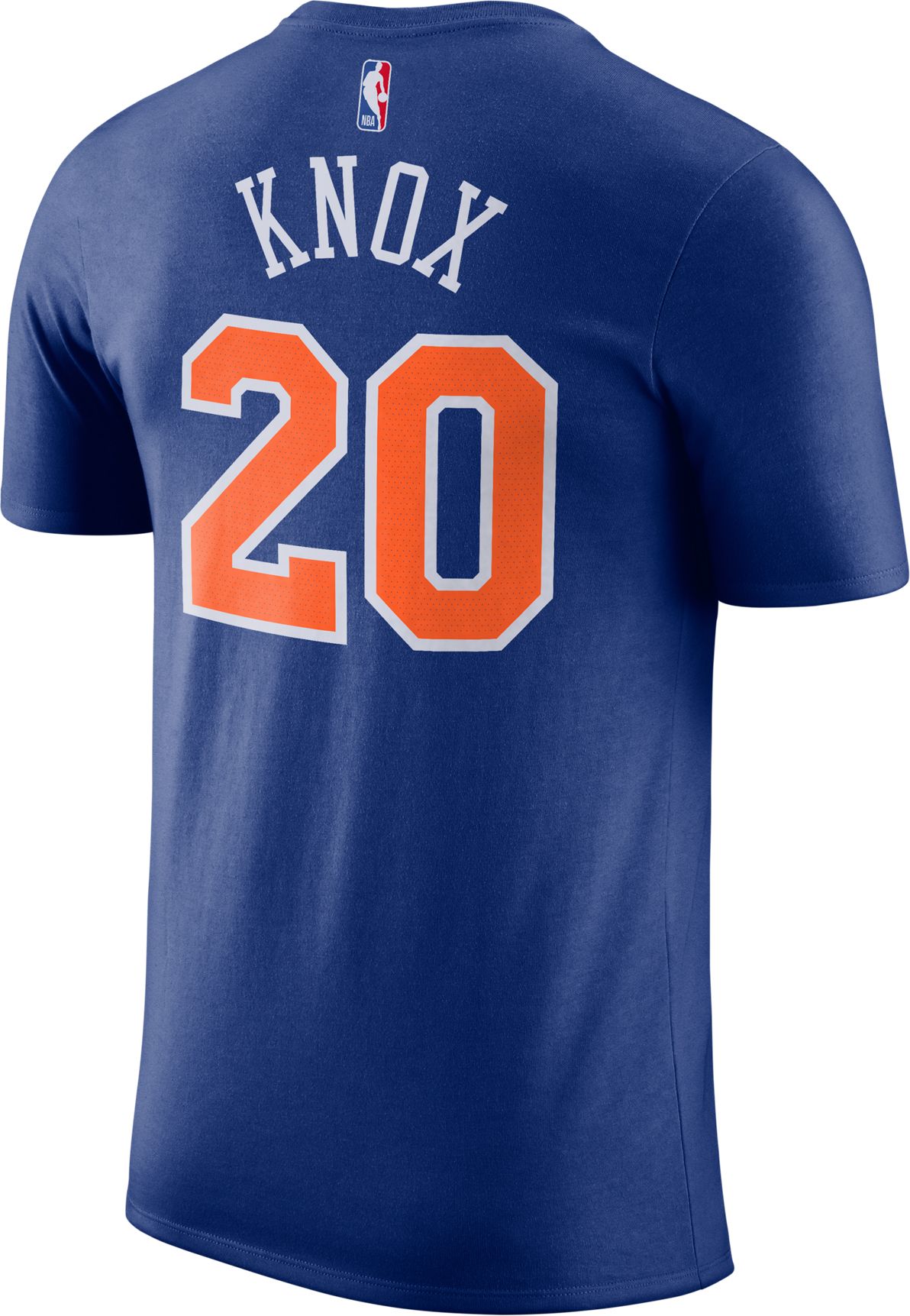 Nike Men's New York Knicks Kevin Knox #20 Dri-FIT Blue T-Shirt product image