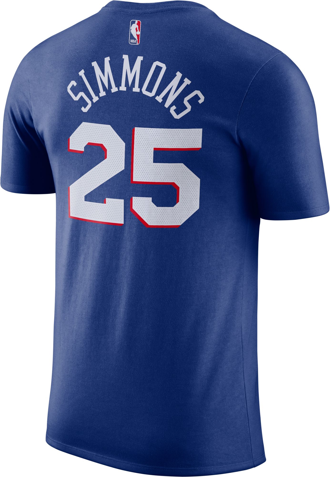 Nike Men's Philadelphia 76ers Ben Simmons #25 Dri-FIT Royal T-Shirt product image