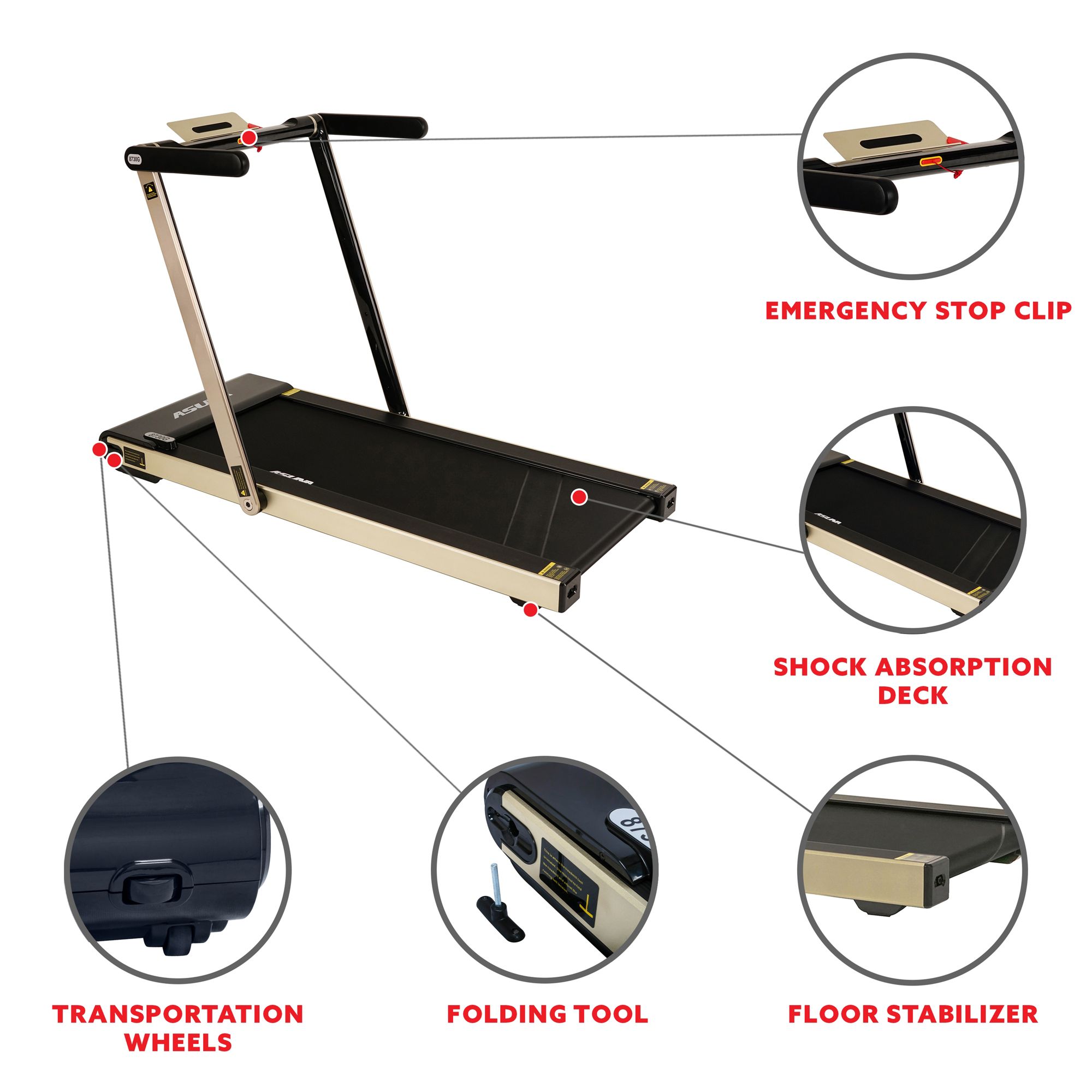 Asuna Slim Motorized Treadmill product image
