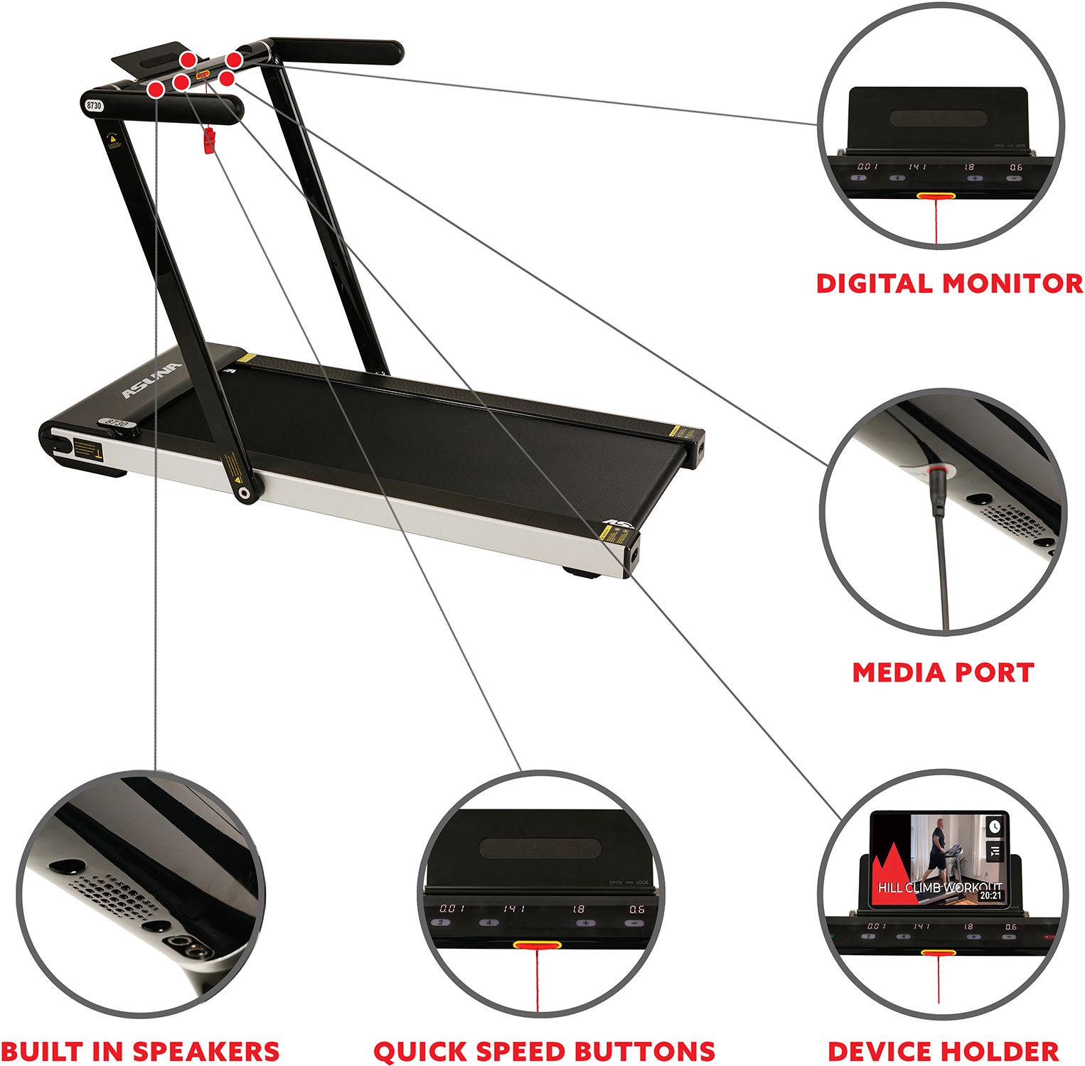 Asuna Slim Treadmill product image
