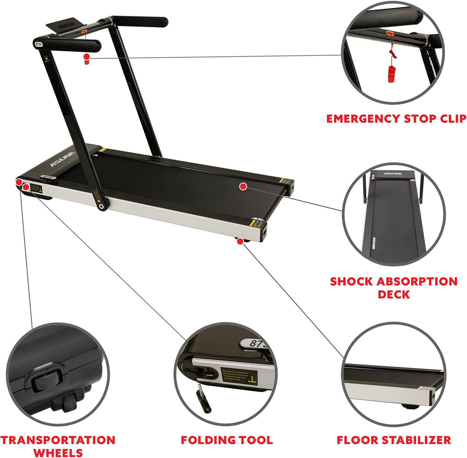 Asuna Slim Treadmill product image