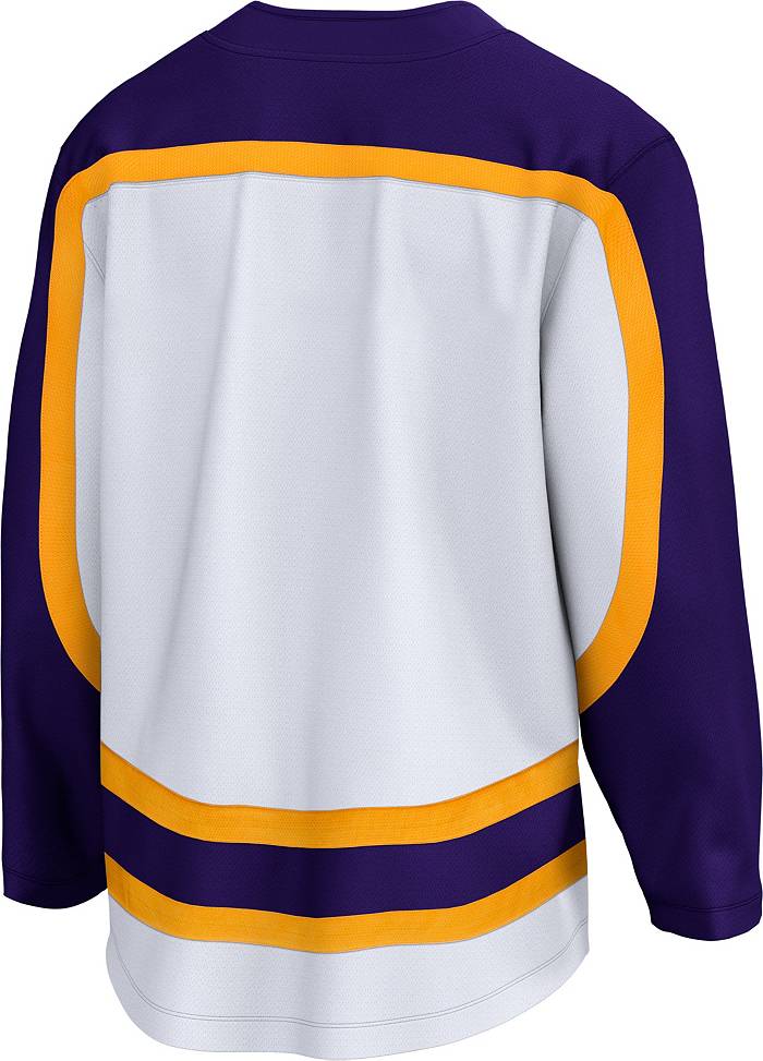Men's Gold Los Angeles Kings Team Classics Authentic Blank Jersey