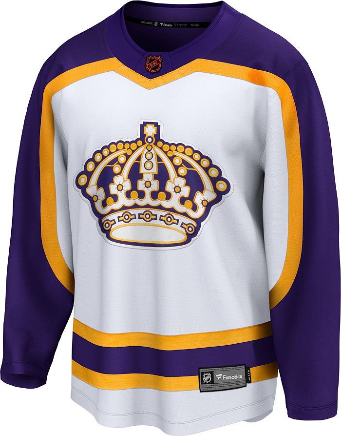 Men's Los Angeles Kings adidas Gold Team Classics Authentic Blank Jersey