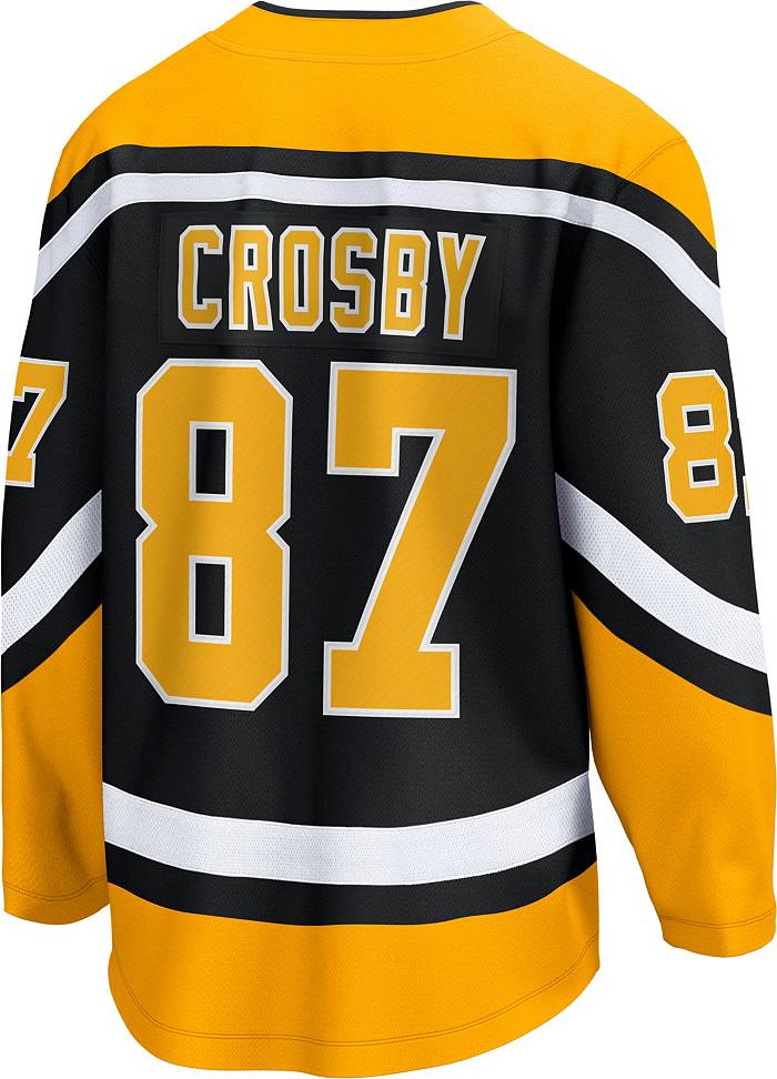 Sidney Crosby Pittsburgh Penguins Youth NHL Black Replica Hockey Jersey