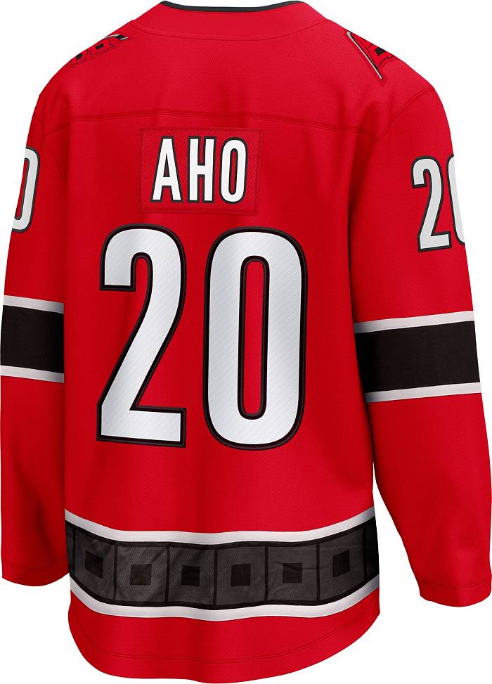 New Carolina Hurricanes Sebastian Aho #20 Stitched Hockey RED