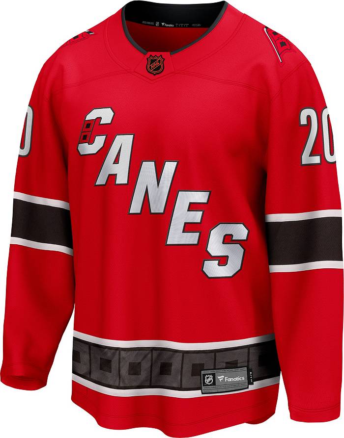 Men's adidas Sebastian Aho Red Carolina Hurricanes Reverse Retro