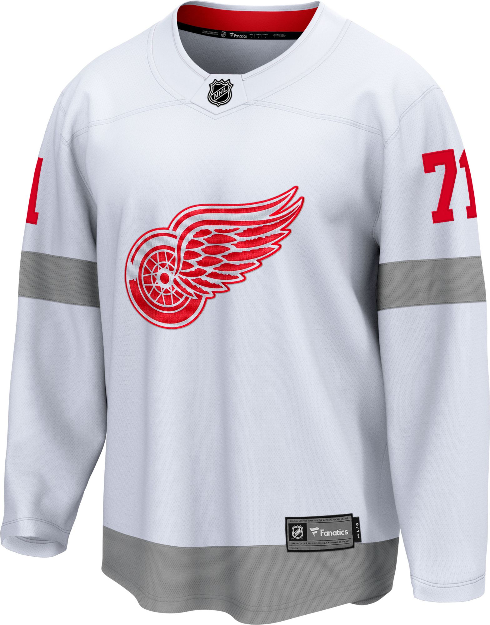 NHL Men's Detroit Red Wings Dylan Larkin #71 Special Edition White Replica Jersey product image