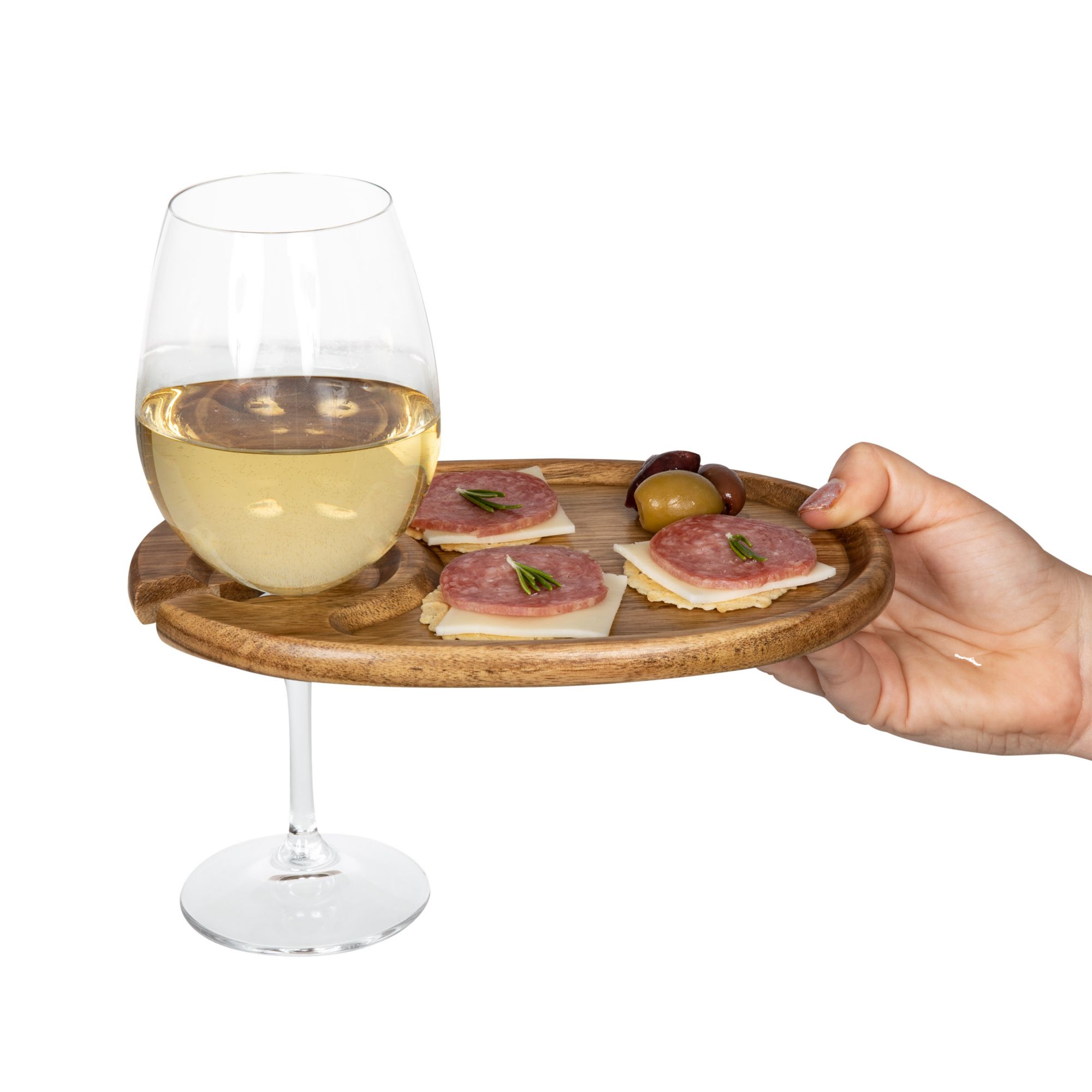 Picnic Time Oakland Athletics Wine Appetizer Plate Set of 4