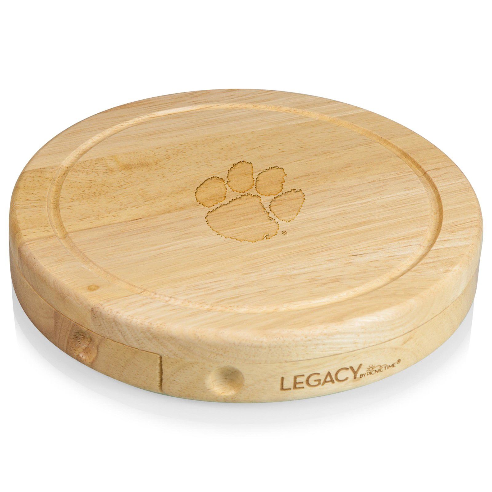 Picnic Time Clemson Tigers Small Cheese Board and Tools product image