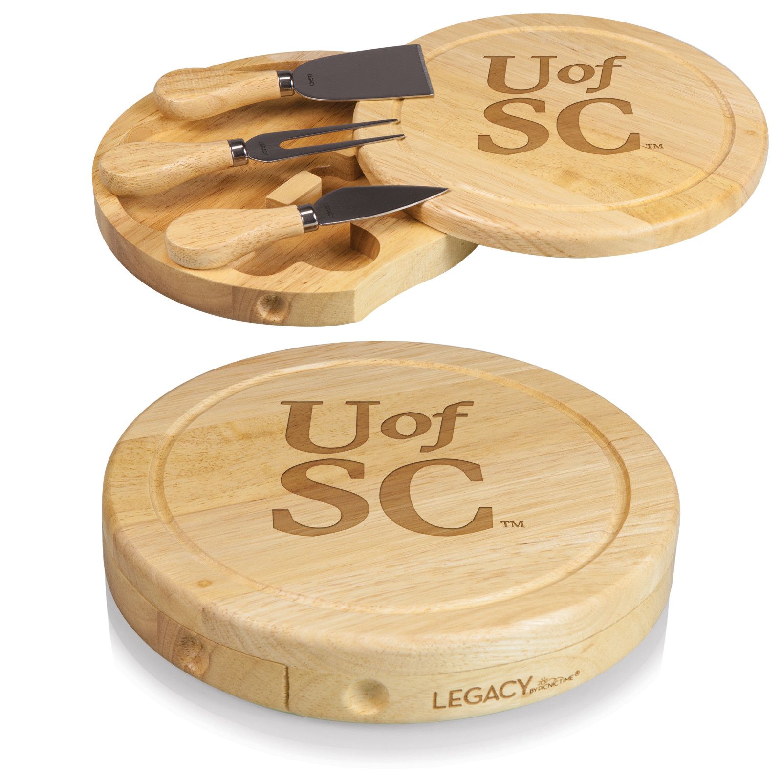Picnic Time South Carolina Gamecocks Small Cheese Board and Tools product image