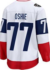 Authentic Youth T.J. Oshie Purple Jersey - #77 Hockey Washington Capitals  Fights Cancer Practice Size Small/Medium