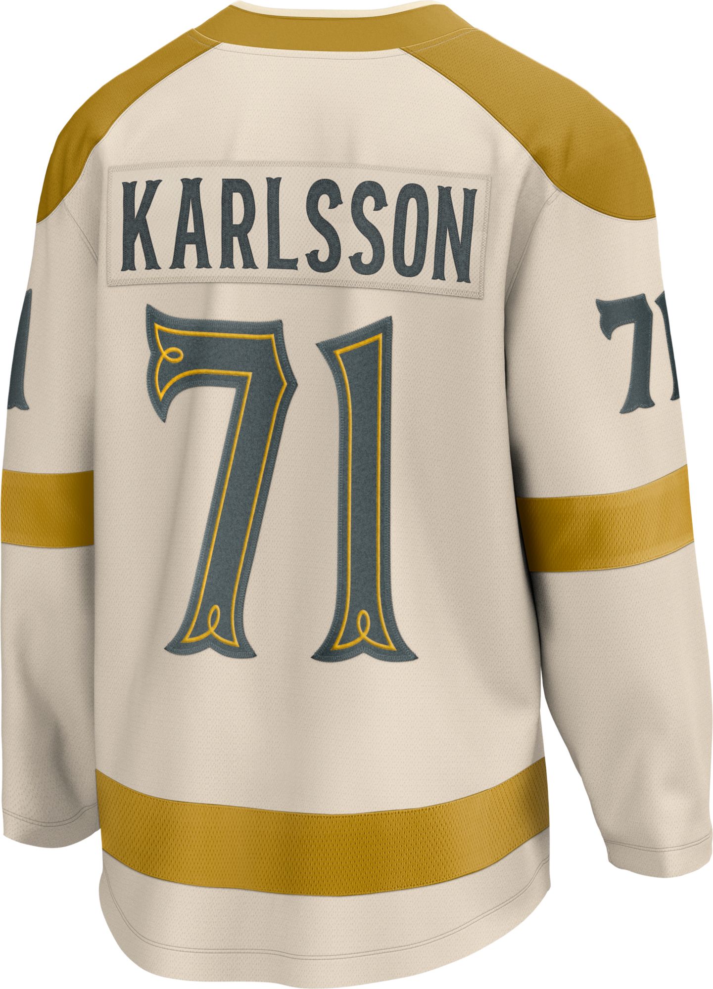 Adidas Vegas Golden Knights No71 William Karlsson Grey Home Authentic Stitched NHL Jersey