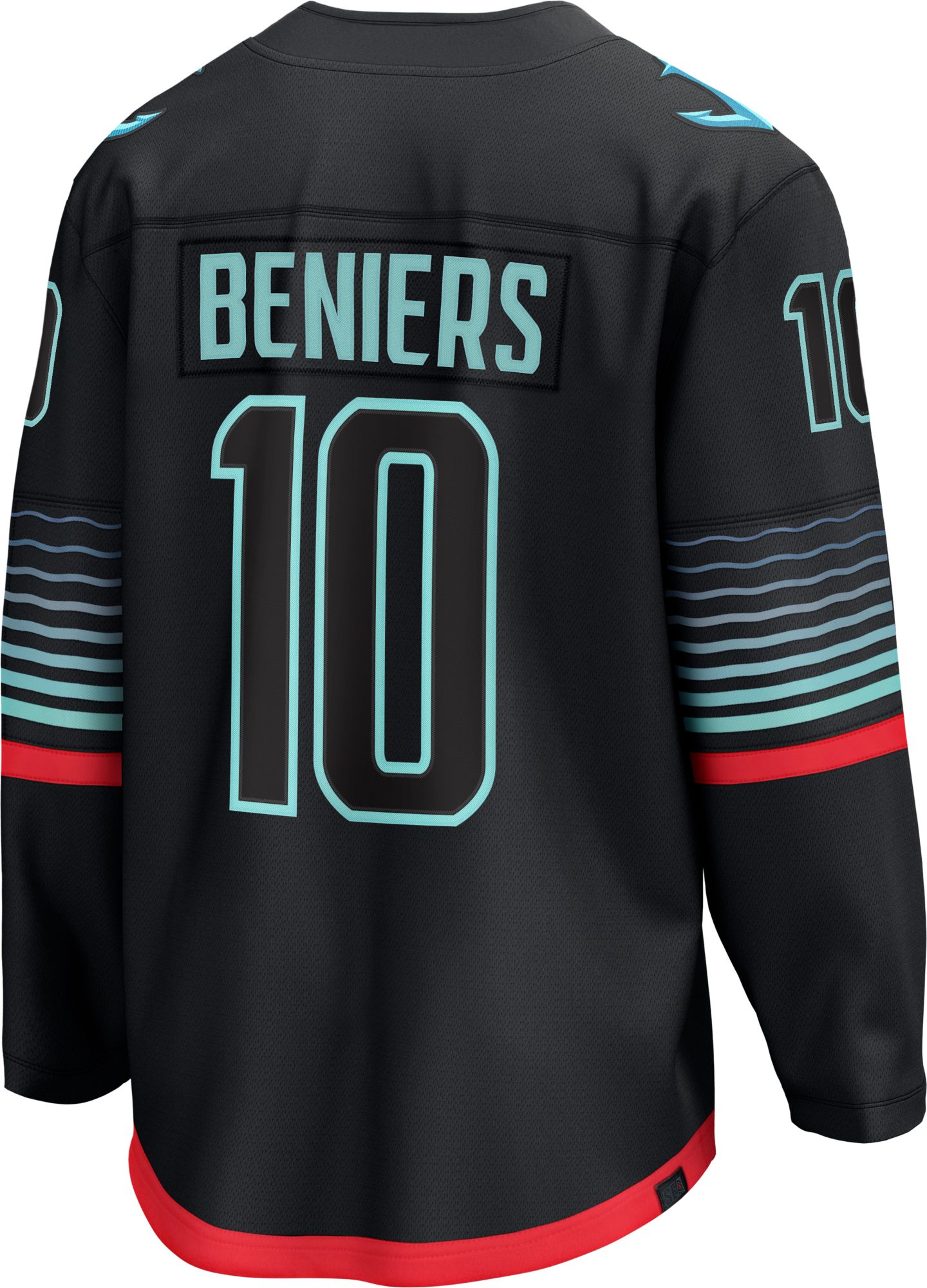 NHL Men's Seattle Kraken Matt Beniers #10 Alternate Navy Breakaway Replica Jersey product image