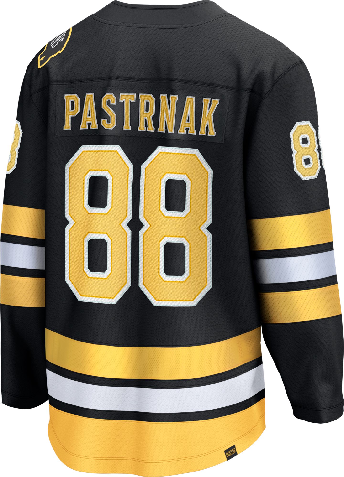 NHL Men's Boston Bruins David Pastrnak #88 Home Black Breakaway Replica Jersey product image
