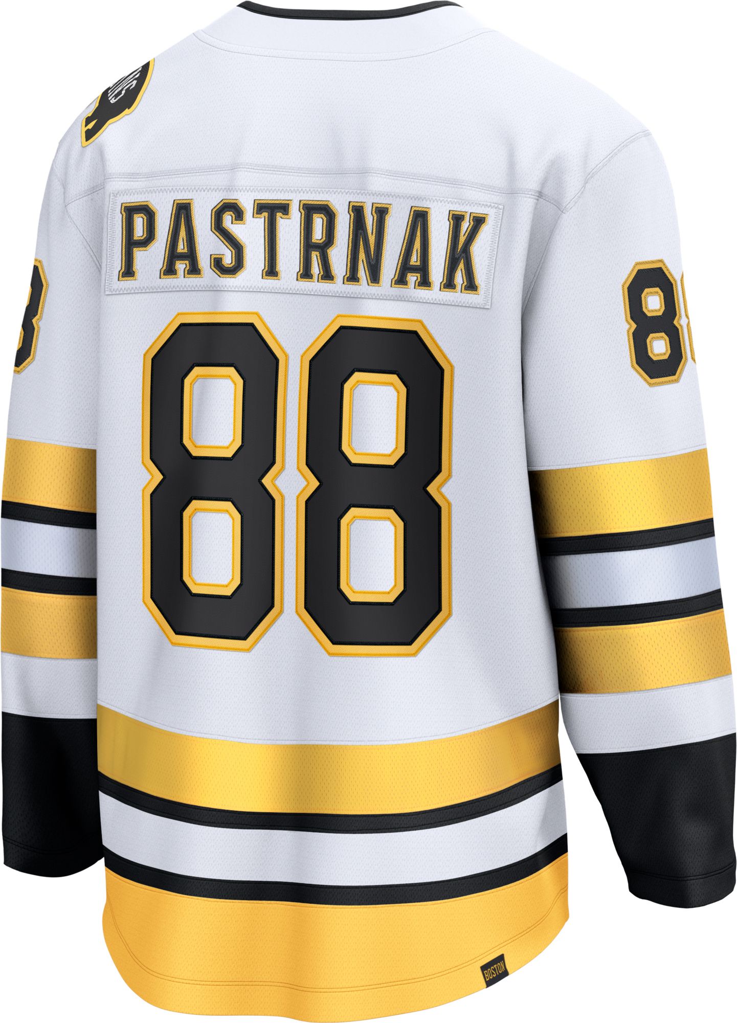 NHL Adult Boston Bruins David Pastrnak #88 White Away Breakaway Replica Jersey product image