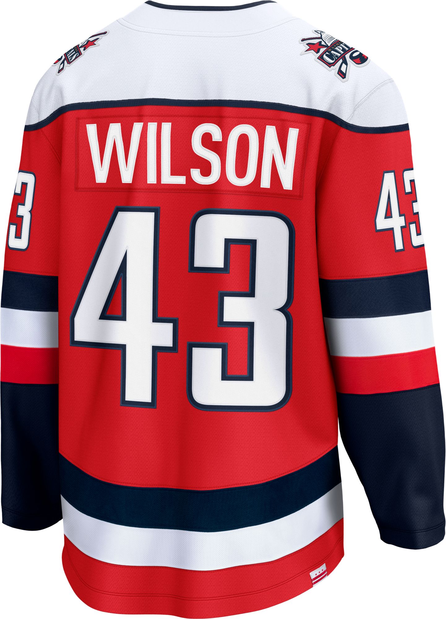 NHL Men's Washington Capitals Tom Wilson #43 Red Breakaway Replica Alternate Jersey product image