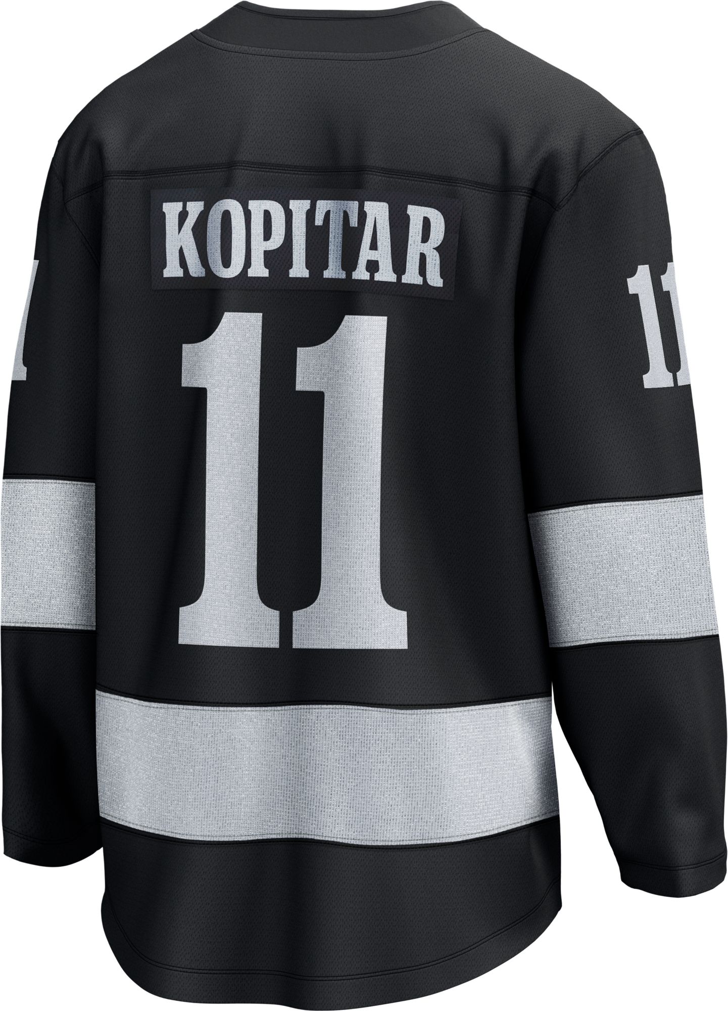 NHL Men's Los Angeles Kings Anze Kopitar #11 Black Breakaway Replica Alternate Jersey product image