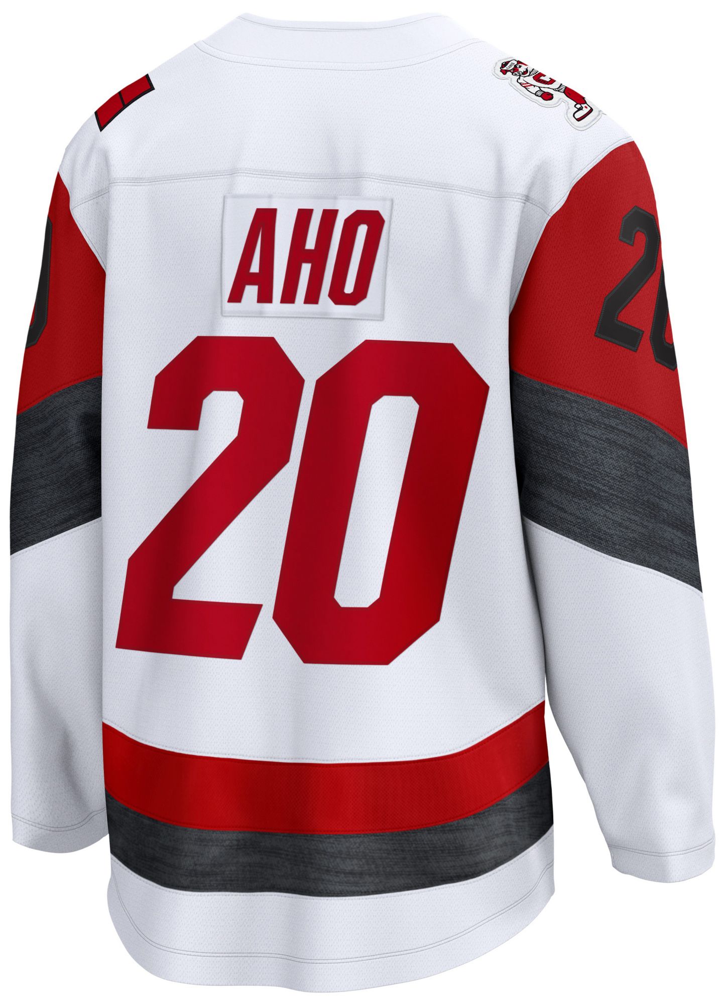 NHL Men's Carolina Hurricanes Sebastian Aho #20 Breakaway White Away Replica Jersey product image