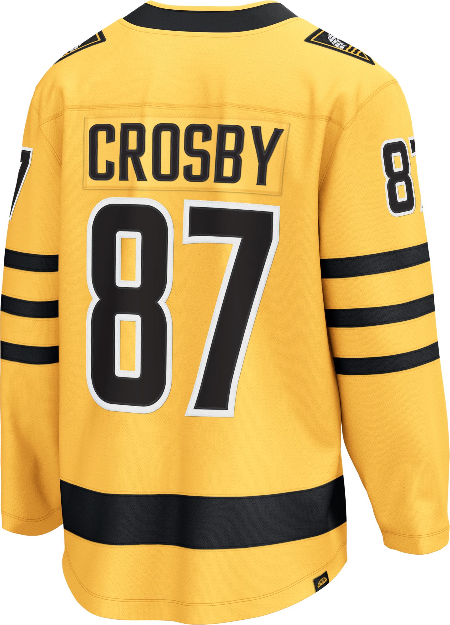 NHL Men's Pittsburgh Penguins Sidney Crosby #87 Gold Breakaway Replica Alternate Jersey product image
