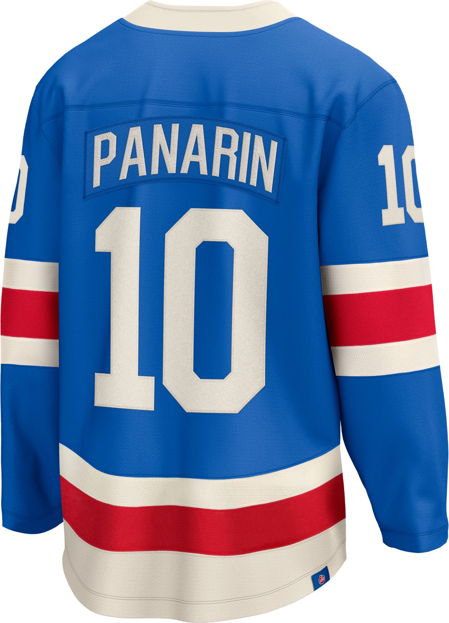 NHL Men's New York Rangers Artemi Panarin #10 Centennial Alternate Blue Breakaway Replica Jersey product image