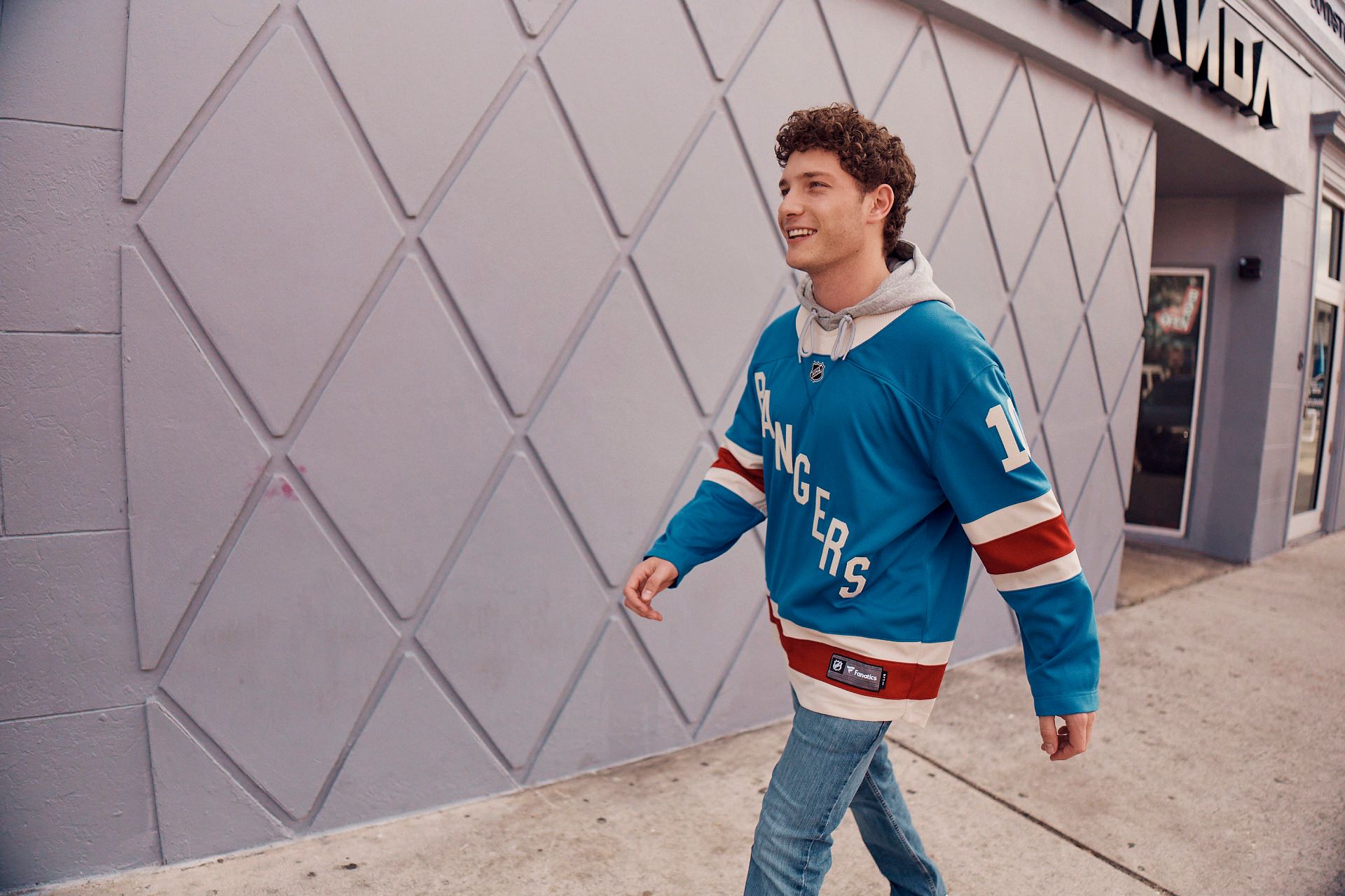 NHL Men's New York Rangers Artemi Panarin #10 Centennial Alternate Blue Breakaway Replica Jersey product image