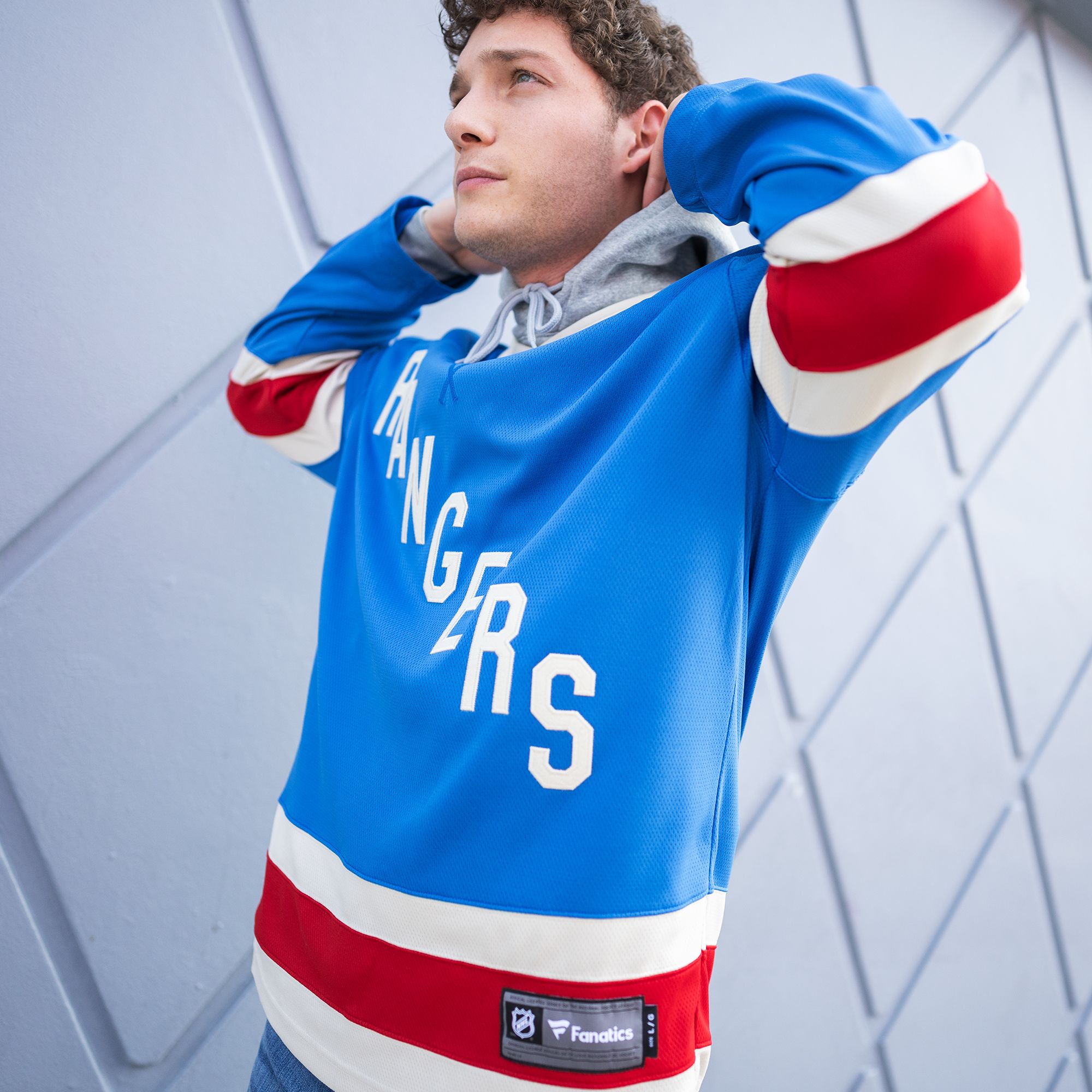 NHL Men's New York Rangers Artemi Panarin #10 Centennial Alternate Blue Breakaway Replica Jersey product image