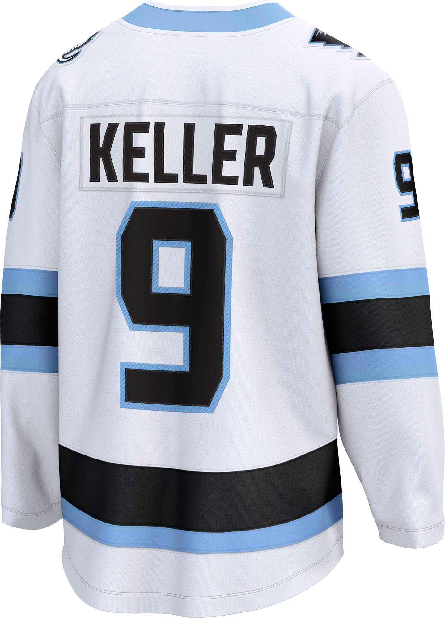 NHL Men's Utah Mammoth Clayton Keller #9 White Away Breakaway Replica Jersey product image