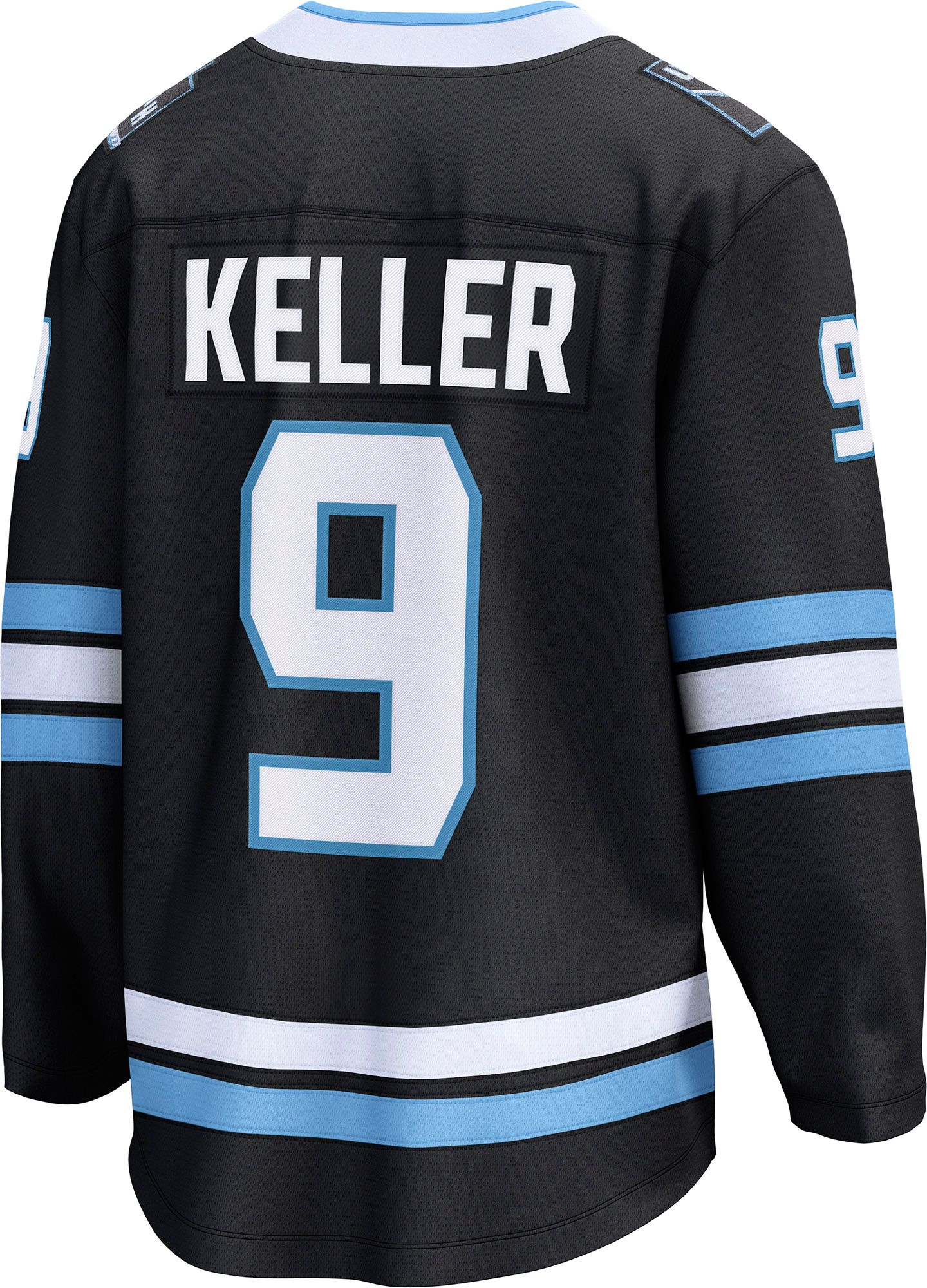 NHL Men's Utah Mammoth Clayton Keller #9 Home Black Breakaway Replica Jersey product image