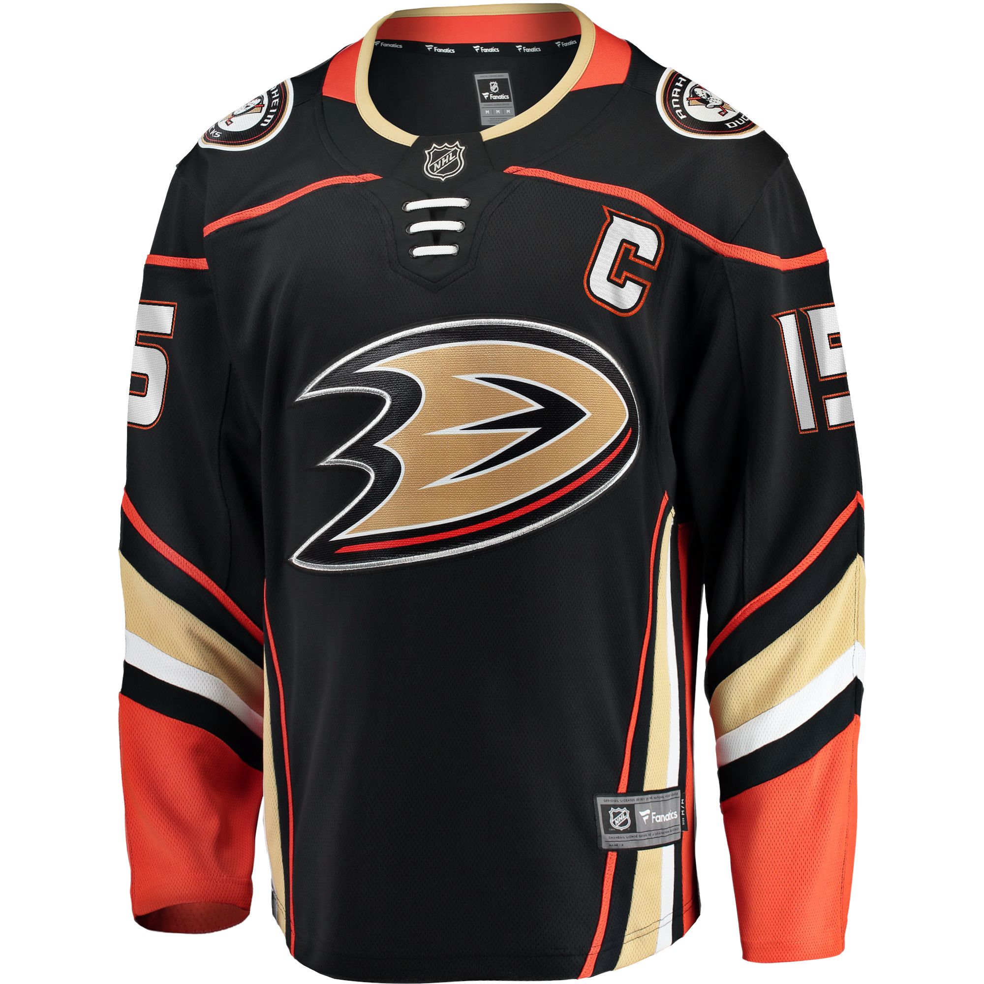 NHL Men's Anaheim Ducks Ryan Getzlaf #15 Breakaway Home Replica Jersey product image