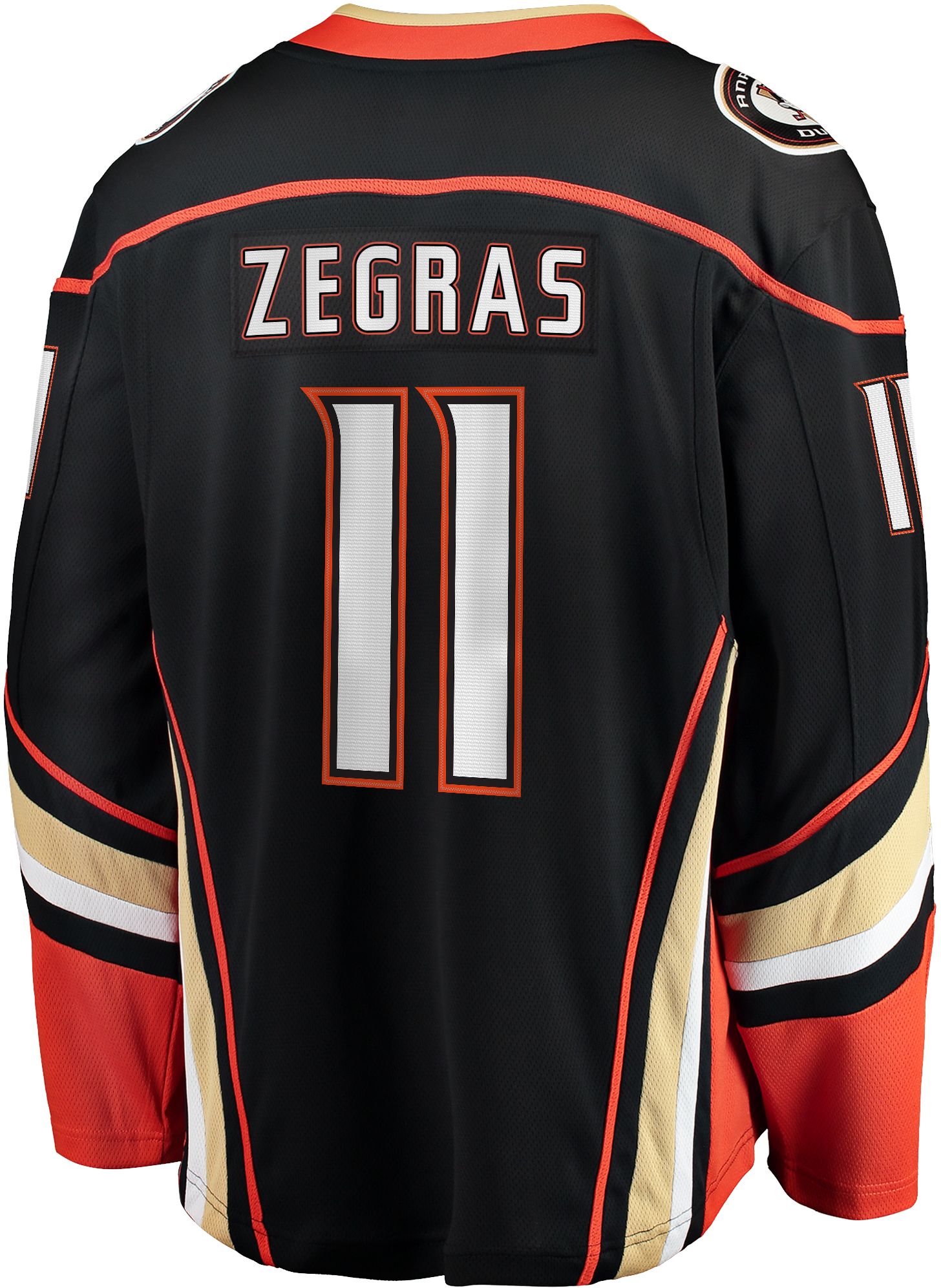 NHL Adult Anaheim Ducks Trevor Zegras #11 Breakaway Home Replica Jersey product image