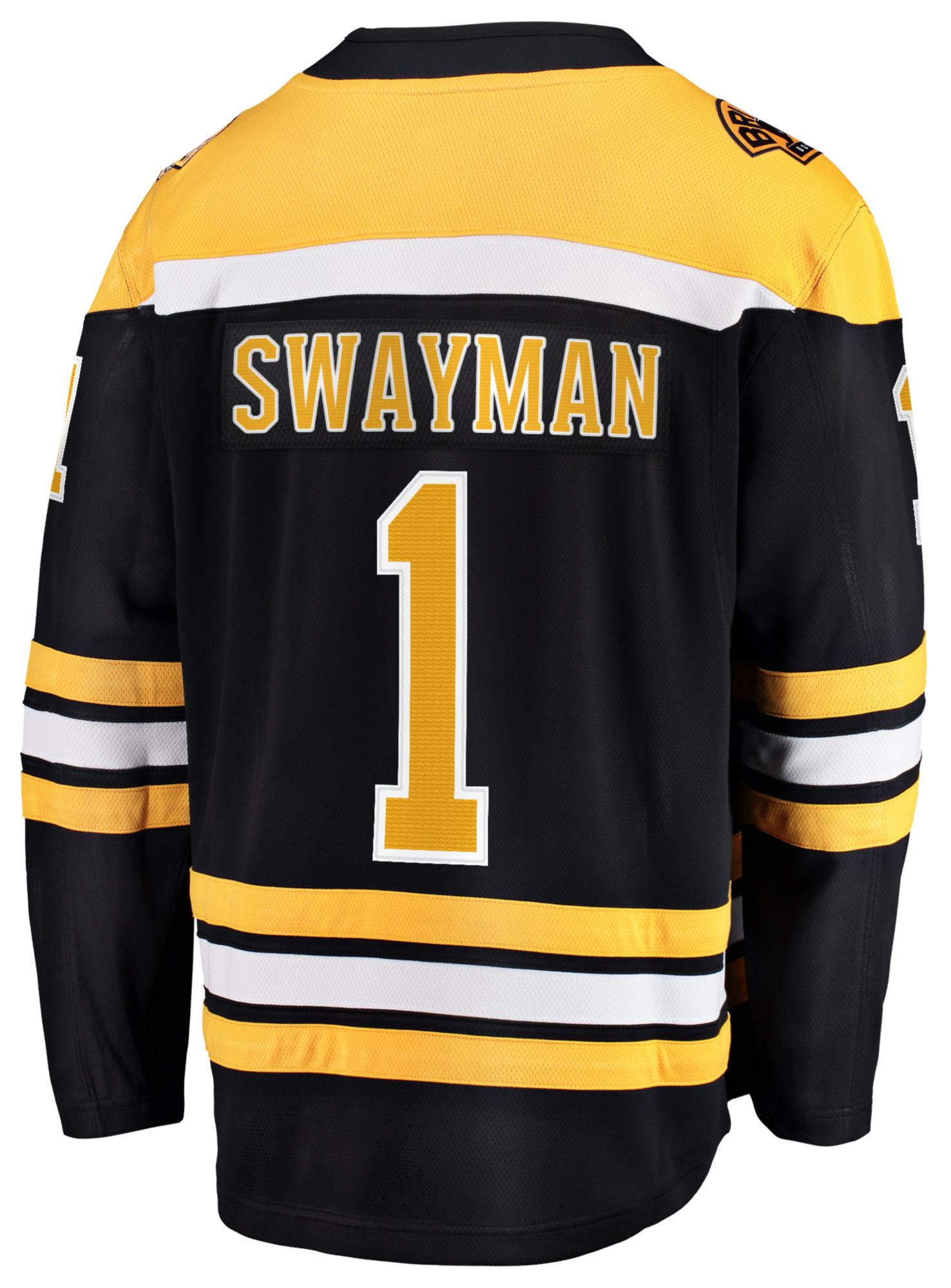 NHL Men's Boston Bruins Jeremy Swayman #1 Home Replica Jersey product image
