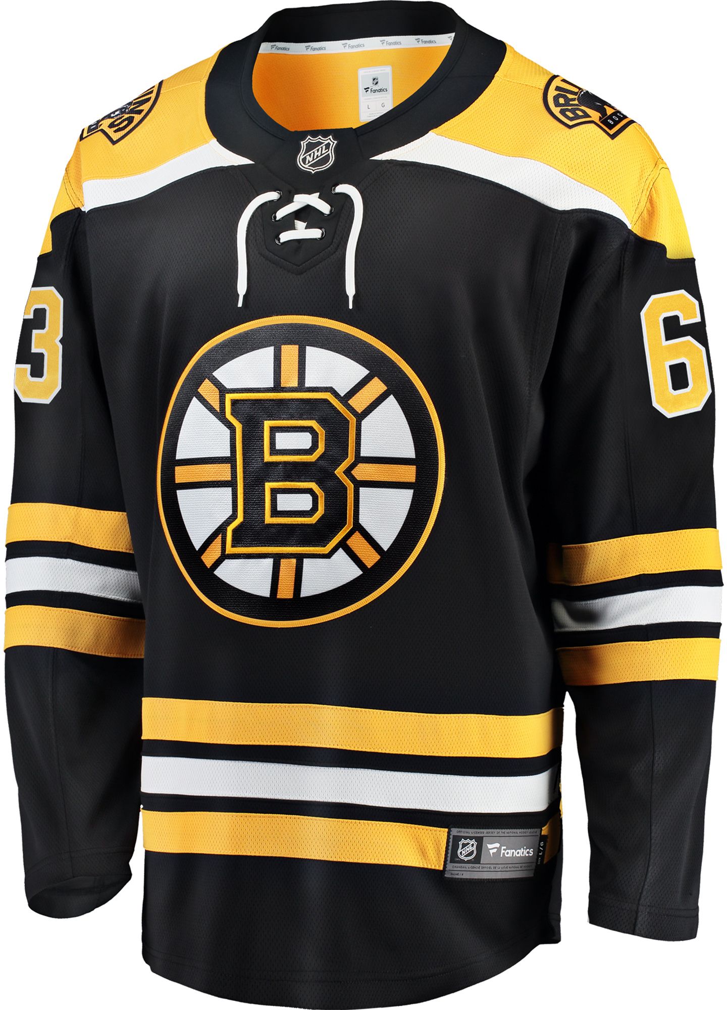 NHL Men's Boston Bruins Brad Marchand #63 Breakaway Home Replica Jersey product image