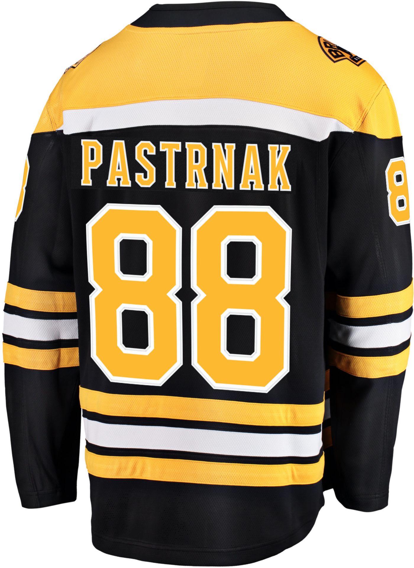 NHL Men s Boston Bruins David Pastrnak 88 Breakaway Home Replica Jersey Dick s Sporting Goods
