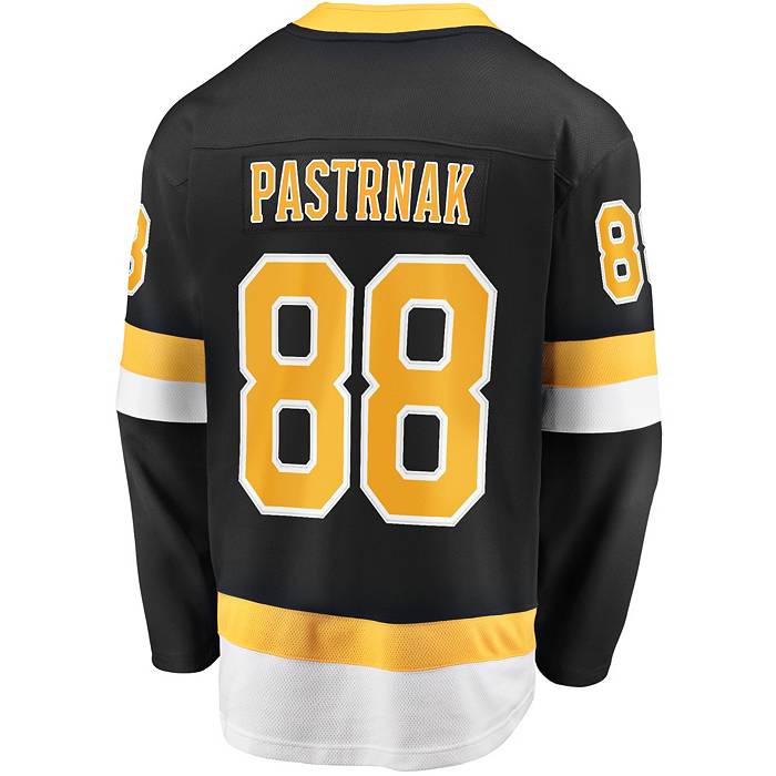 Men's Boston Bruins David Pastrnak adidas Black Alternate Authentic Player  Jersey