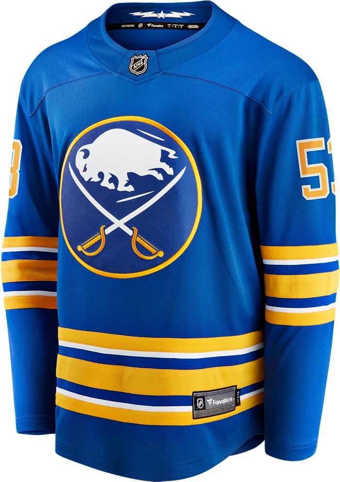 Buffalo Sabres NHL Navy Blue Gold Hockey Jersey