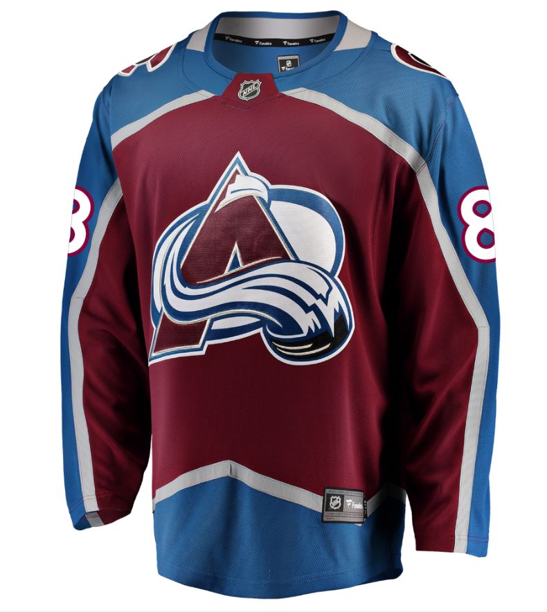 NHL Men's Colorado Avalanche Martin Necas #88 Home Breakaway Replica Maroon Jersey product image