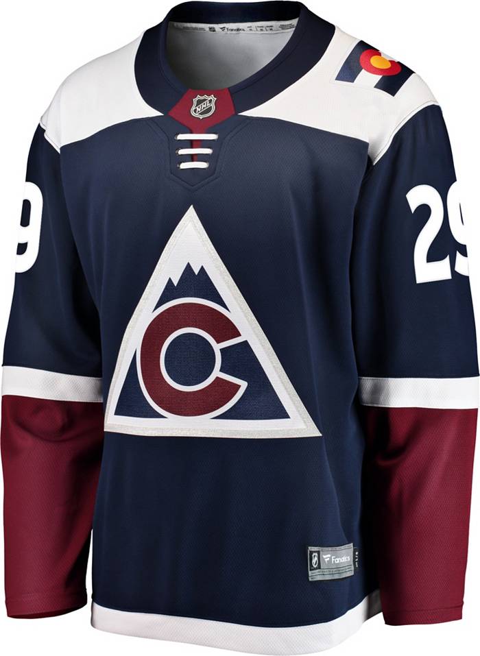Outerstuff Nathan MacKinnon Colorado Avalanche Youth Alternate Replica Player Jersey - Navy