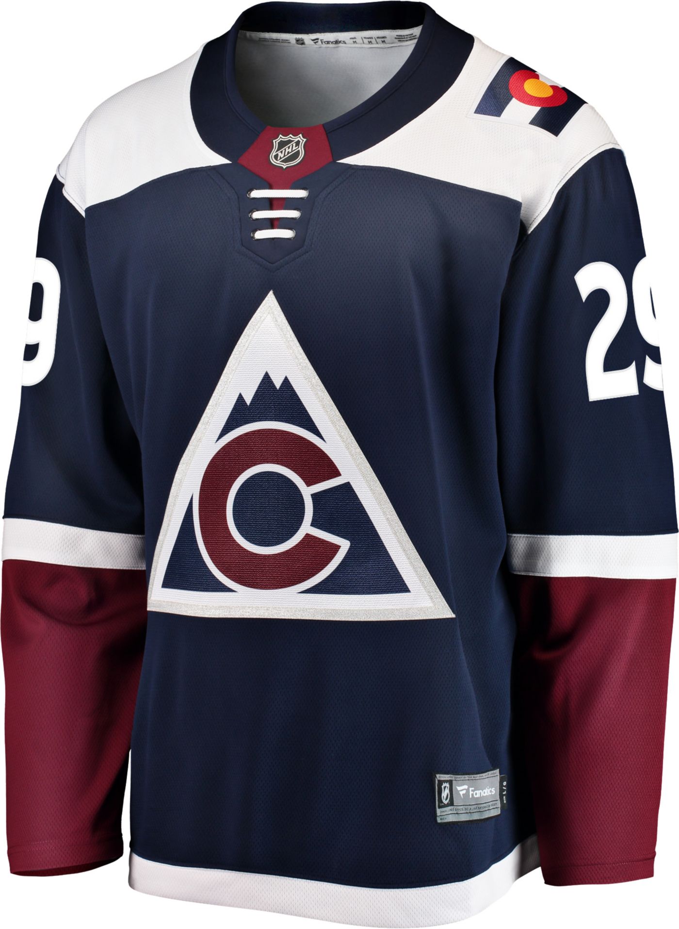 Nathan Mackinnon Colorado Avalanche Stanley Cup Champion Jersey sale #29 Large - 50