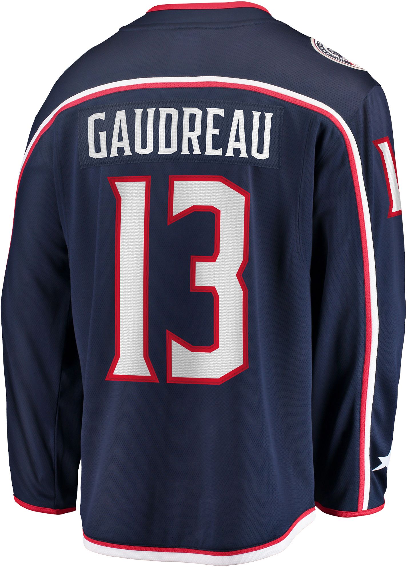 NHL Columbus Blue Jackets Johnny Gaudreau #13 Breakaway Navy Replica Jersey