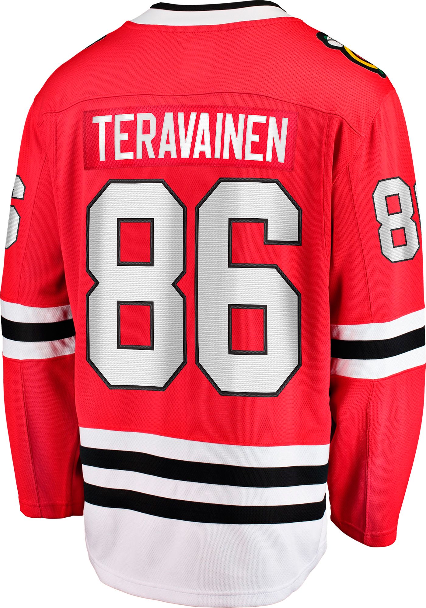NHL Men's Chicago Blackhawks Teuvo Teräväinen #86 Breakaway Red Replica Jersey product image